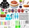 493-Piece Cake Decorating Kit with Rotating Turntable, Springform Pans & Baking Tools – Complete Baking Supplies Set